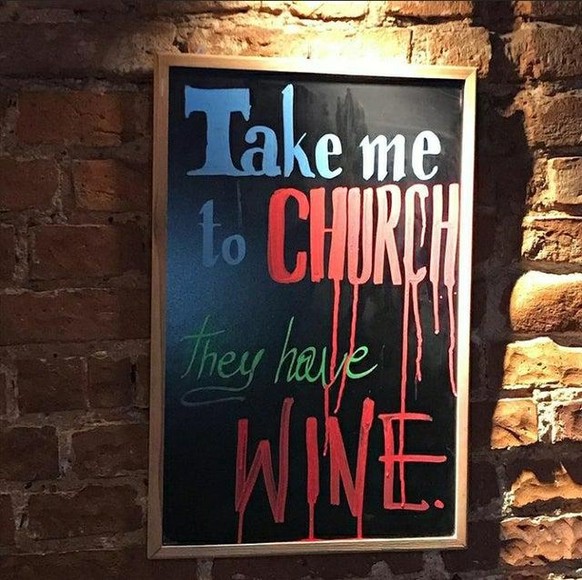 «Amène-moi à l'église, ils ont du vin»