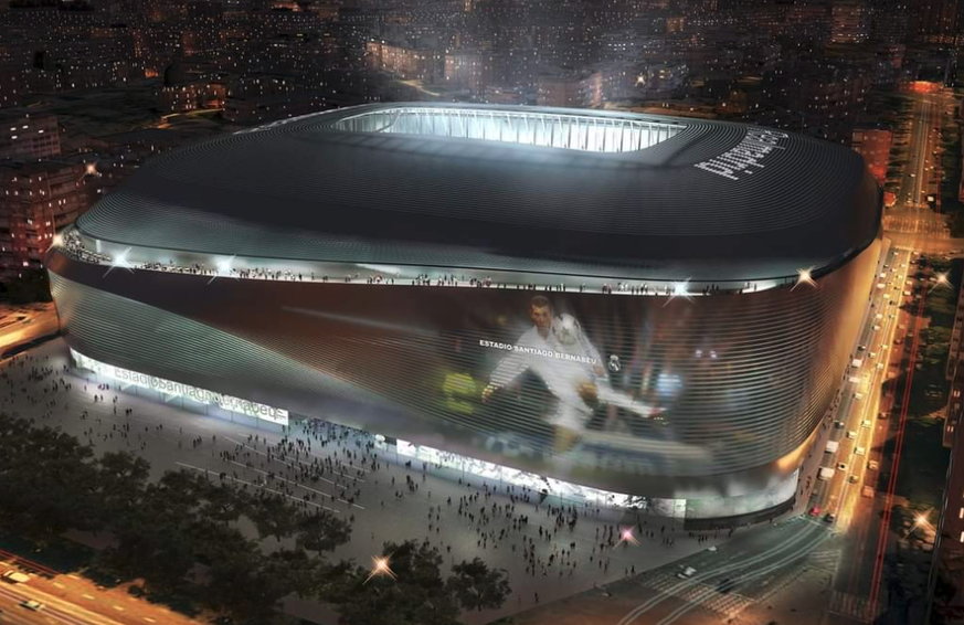 Nouveau stade Bernabeu à Madrid