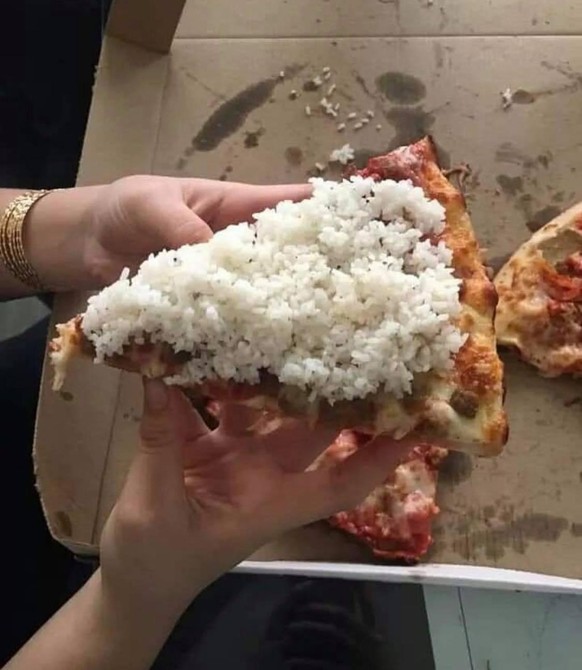 pizza, riz