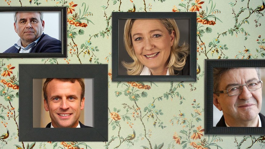 Les quatre favoris de la présidentielle française 2022