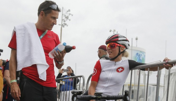 Patrick Noack an den Olympischen Spielen in Rio im Gespräch mit Jolanda Neff.