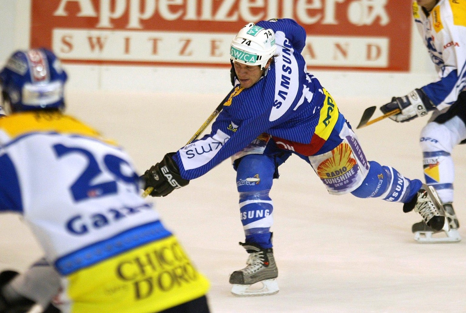 Früher Eishockey-Spieler – heute Spieleragent: Daniel Giger&nbsp;vertritt momentan rund 140 Spieler aus der Schweiz, Nordamerika, Schweden, Finnland und Russland.