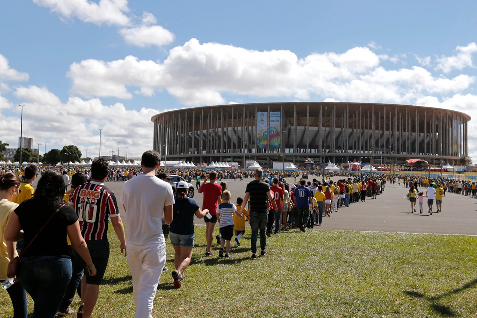 Auch wenn es um nichts mehr geht: Für das Spiel um Rang 3 pilgern die Fans noch einmal ins Estadio Nacional von Brasilia.