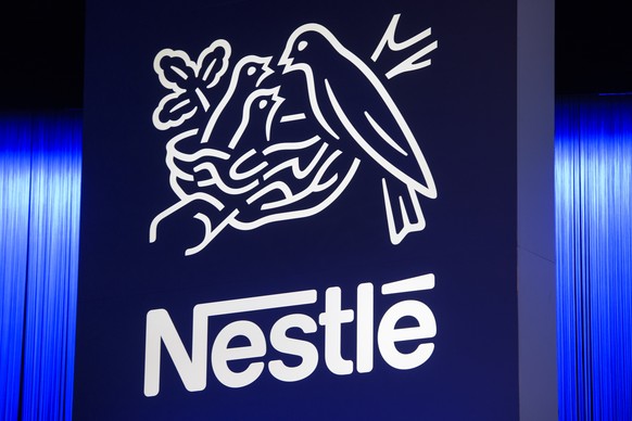 ARCHIVBILD ZUR GV VON NESTLE, AM DONNERSTAG, 11. APRIL 2019 - A Nestle&#039;s logo is pictured during the general meeting of the world&#039;s biggest food and beverage company, Nestle Group, in Lausan ...