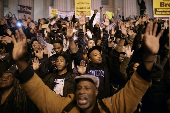 In Washington D.C. gingen Tausende auf die Strasse um gegen das Urteil zu Demonstrieren.