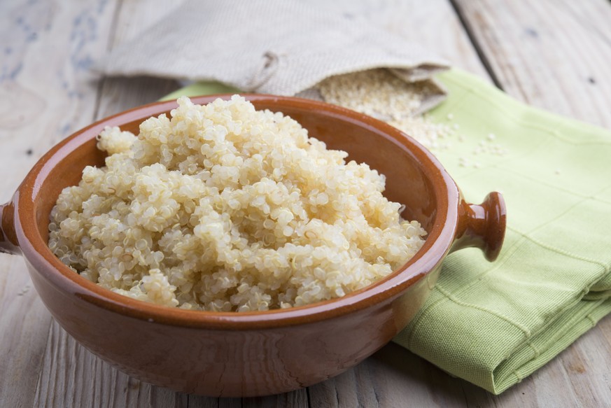 quinoa gekocht food essen superfood vegan