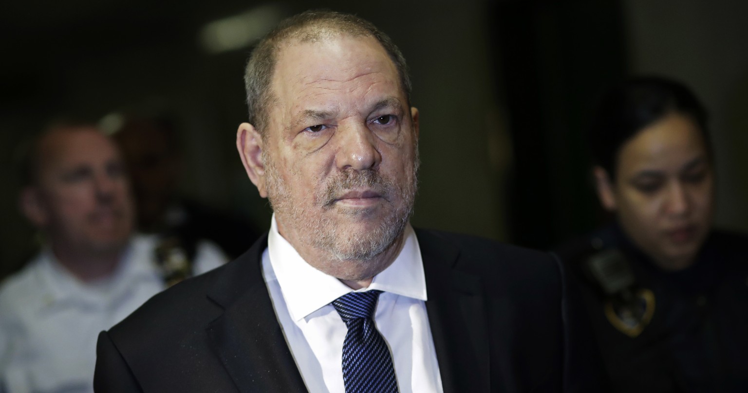 FILE - In this Oct. 11, 2018 file photo, Harvey Weinstein enters State Supreme Court in New York. New York prosecutors say the former lead police detective in Weinstein&#039;s sexual assault investiga ...
