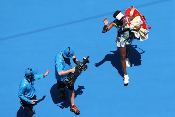 Sagt bereits «Tschüss»: Venus Williams verliert ihr Erstrundenspiel an den Australian Open.&nbsp;