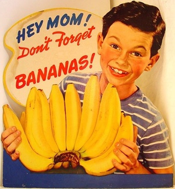 Ein Kind, das sich nichts inniger wünscht als einen Haufen Bananen: Die Wunschvorstellung einer jeden Mutter ...