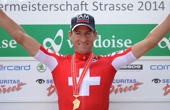 Martin Elmiger wird im Trikot des Schweizer Meisters durchs Nachbarland fahren.