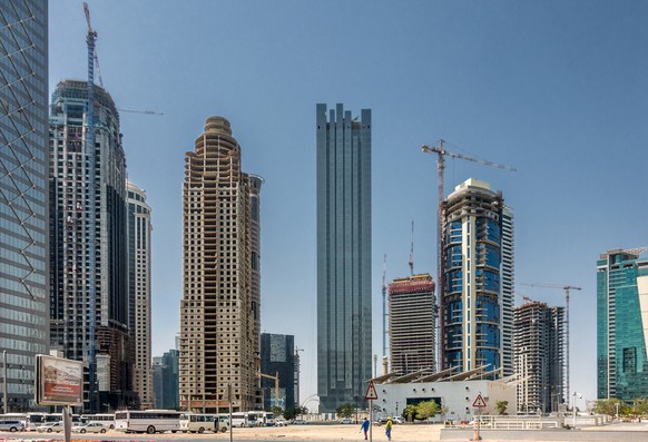In Doha, der Hauptstadt von Katar, werden für WM in 2022 unzählige Hotels gebaut.