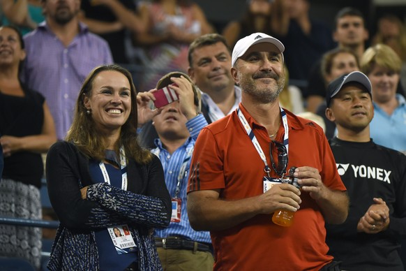 Martina Hingis und Vater Ivan Bencic sind glücklich über die Entwicklung von Belinda Bencic.&nbsp;
