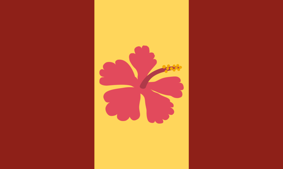 Die Fa&#039;afafine-Pride-Flagge. Fa&#039;afafine ist ein drittes Geschlecht auf Samoa und bezeichnet geborene Männer, die als Frauen sozialisiert werden.