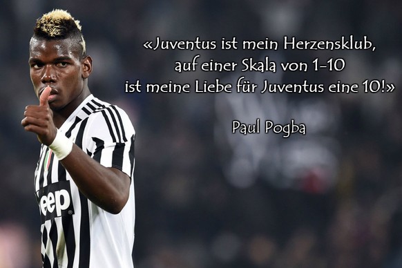 Paul Pogba gegenüber dem «Juventus Channel».