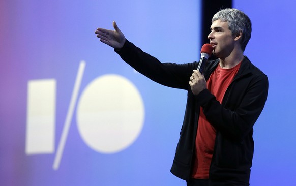 FILE - In this May 15, 2013 file photo, Google co-founder and CEO Larry Page speaks during the keynote presentation at Google I/O 2013 in San Francisco. Google may have to pay more than half a billion ...