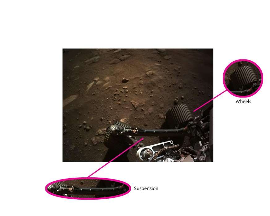 Mars-Rover Perseverance, Aufbau Bild 6