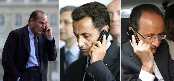 Bespitzelt: Chirac, Sarkozy, Hollande.