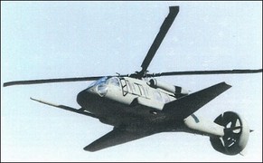 Sowas nennt man «Flugschrauber»: ein&nbsp;Sikorsky Piasecki X-49.