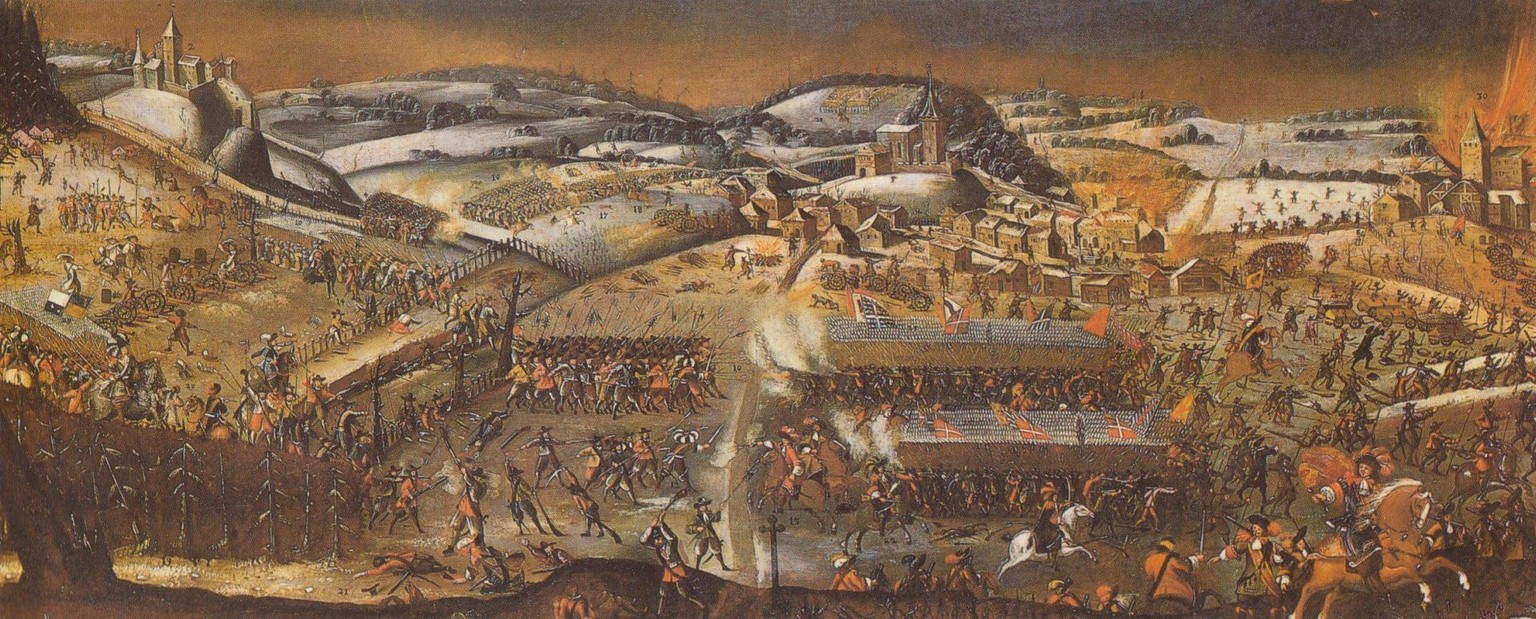 Erste Schlacht von Villmergen, 24. Januar 1656

wikimedia