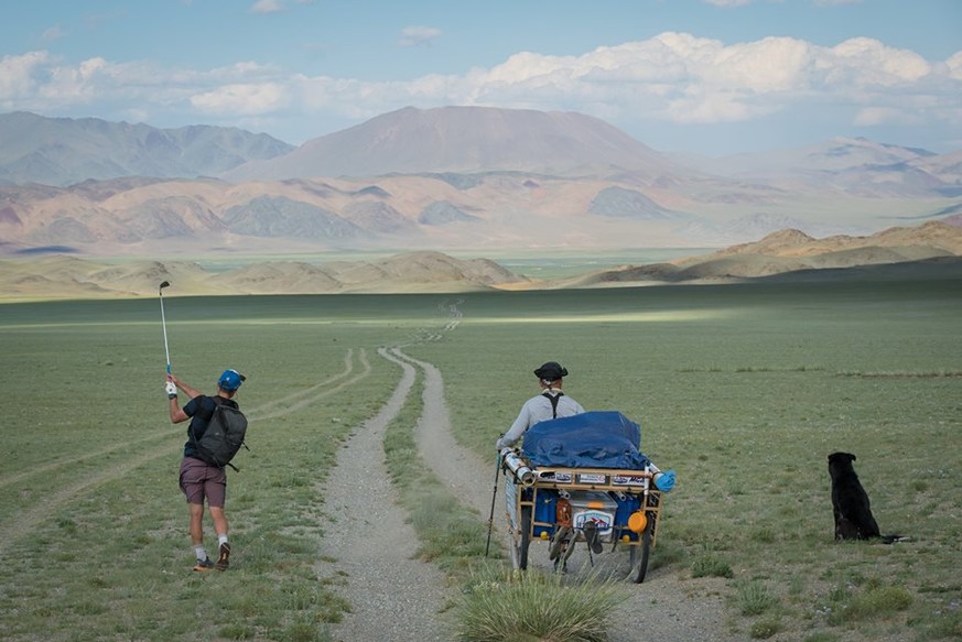 Alan Rolston Ron Rutland The longest Hole Mongolei