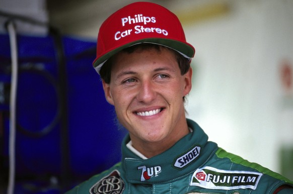 1991 Belgian GP SPA-FRANCORCHAMPS, BELGIUM - AUGUST 25: Michael Schumacher during the Belgian GP at Spa-Francorchamps on August 25, 1991 in Spa-Francorchamps, Belgium. PUBLICATIONxINxGERxSUIxAUTxHUNxO ...