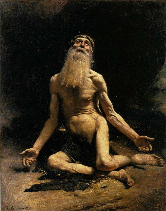 «Hiob», gemalt vom französischen Maler Léon Bonnat, 1880.