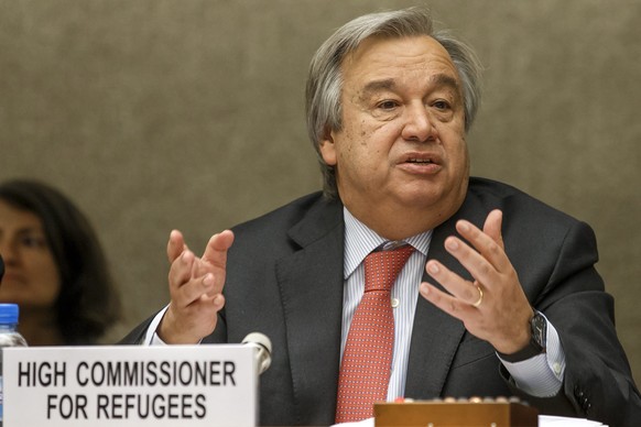 UNO-Flüchtlingskommissar&nbsp;António Guterres: Vor allem die ärmeren Länder sorgen für Flüchtlinge.
