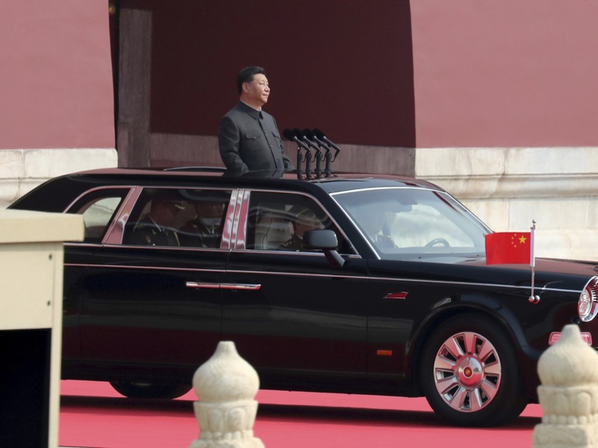 Staats- und Parteichef Xi Jinping wird am Dienstag in China zum Nationalfeiertag als unangefochtener Führer des Milliardenvolkes gefeiert.