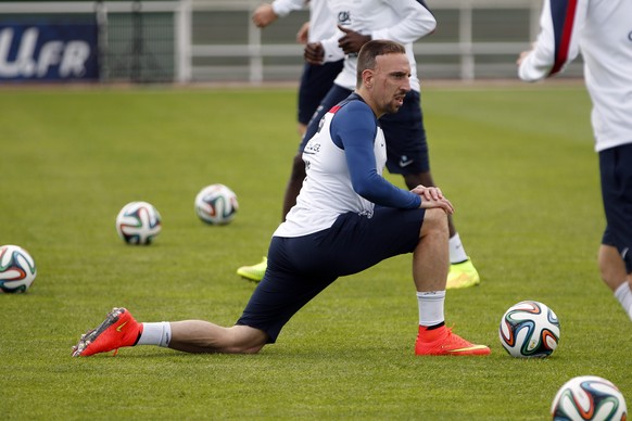 Nicht in Brasilien: Ribérys Rücken zwickte zu stark.