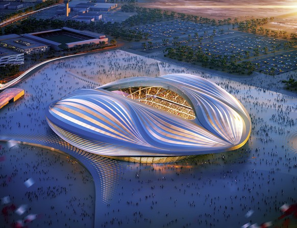 In der Wüstenmuschi, ääh, dem al-Wakrah Stadion wird an der WM 2022 gespielt.