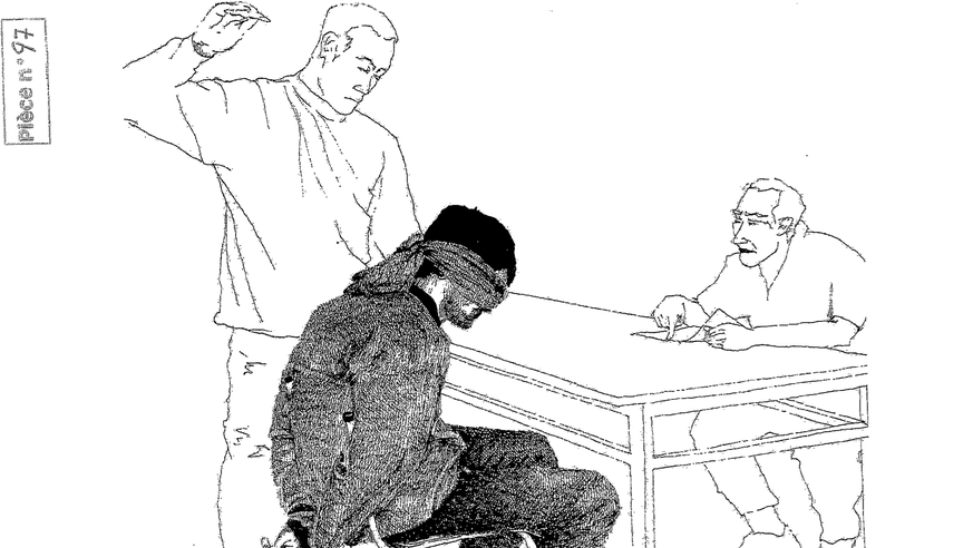 Michel Egibar hat die Szenen seiner Folter skizziert Nekane