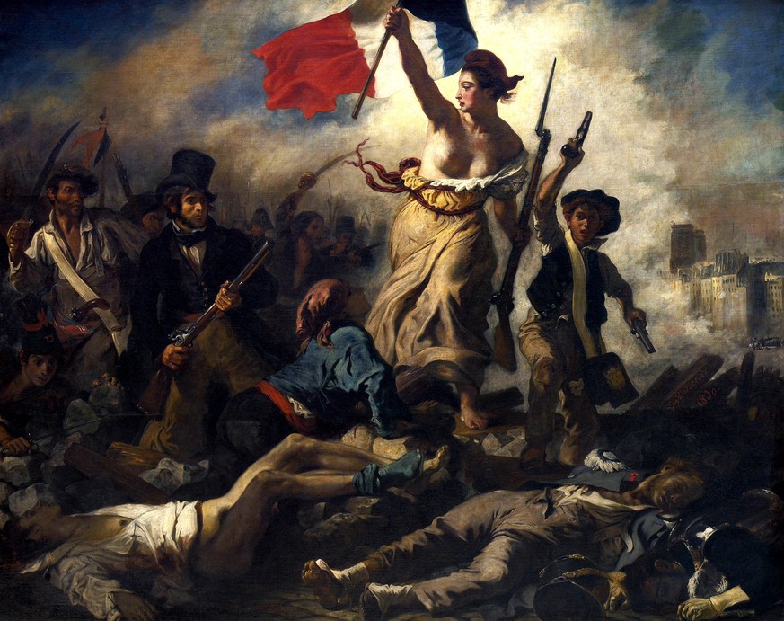 Die Freiheit führt das Volk (Eugène Delacroix)

Eugène Delacroix, 1830
Öl auf Leinwand
260 × 325 cm
Louvre
Die Freiheit führt das Volk (französisch: La Liberté guidant le peuple) ist ein Gemälde des f ...