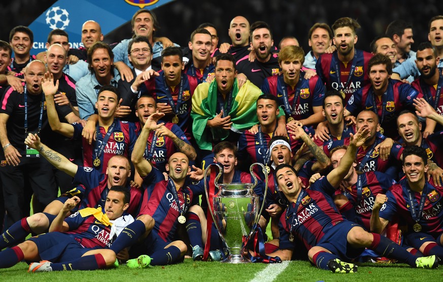 Der FC Barcelona kann sich trotz harter Gegenwehr von Juventus durchsetzen und geht als Sieger 2015 vom Platz.