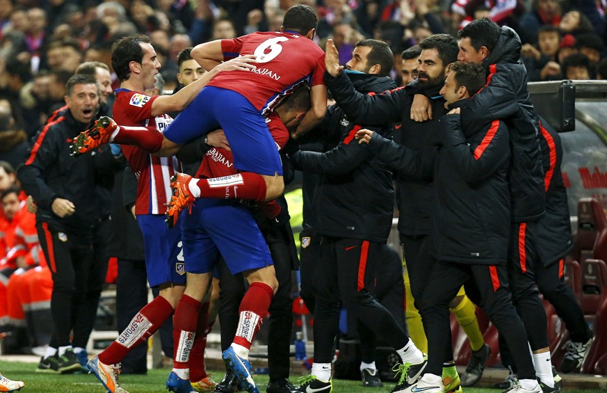 Ekstase im&nbsp;Vicente Calderon: Atlético dreht die Partie gegen Bilbao.