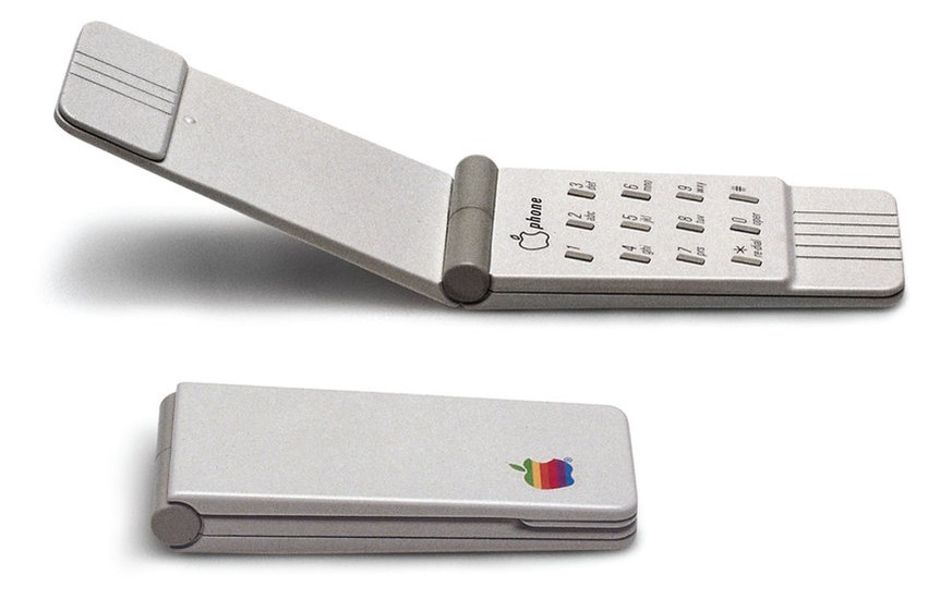 Apple Flip Phone (1983). Die Hintergründe zum Prototypen gibts in dieser Story.
