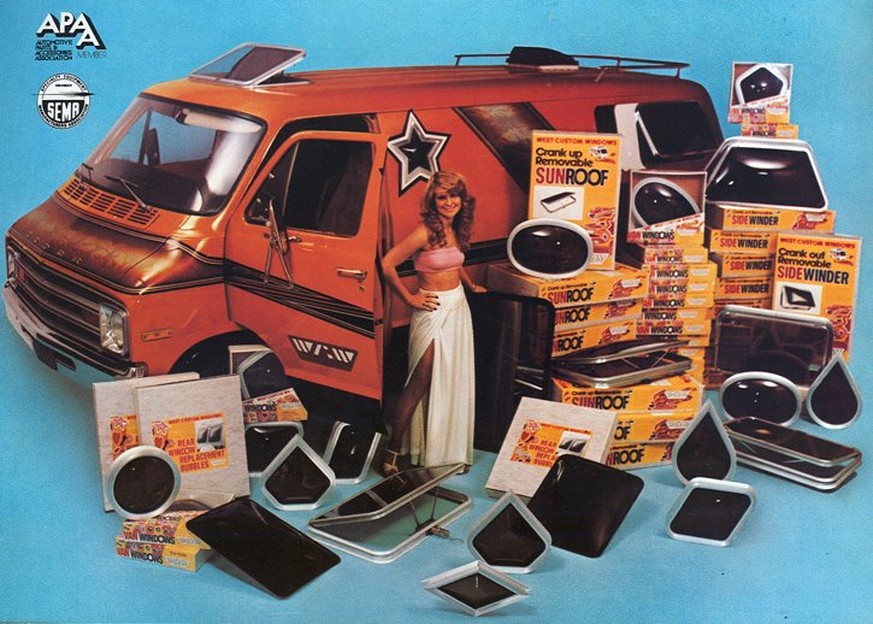 van vannin dodge 1970s retro auto usa https://selvedgeyard.com/2009/11/22/ultimate-rock-n-roll-on-wheels-the-1970s-van-customization-craze/