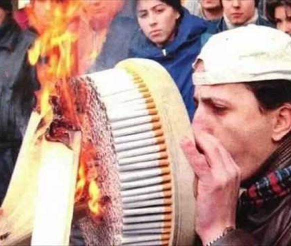 Rauchen konnte der Dieb die Zigaretten allerdings nicht mehr.