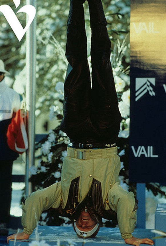 Peter Müller Handstand 1989