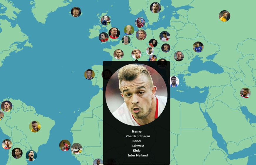 Klick dich&nbsp;hier&nbsp;durch die interaktive Karte der Top-40-Fussball-Ikonen.
