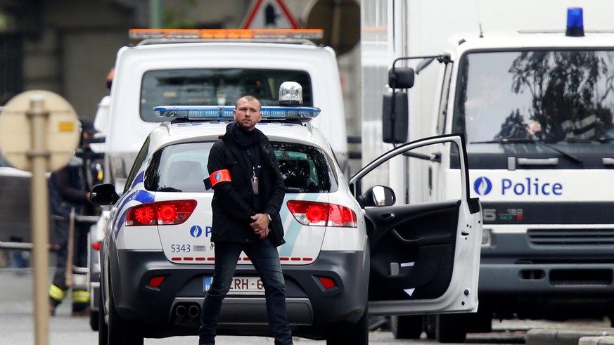 Polizei in Brüssel.