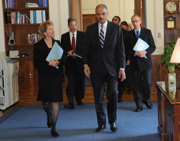 Am 2. Mai dieses Jahres verhandelte Eveline Widmer-Schlumpf mit US-Justizminister Eric Holder.