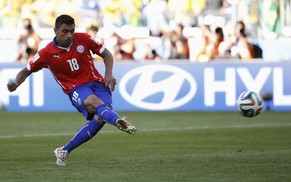 Jara verschoss gegen Brasilien einen Penalty im WM-Achtelfinal.