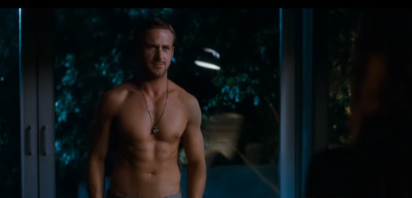 Der sechsgeteilte Bauch als Markenzeichen: Ryan Gosling.