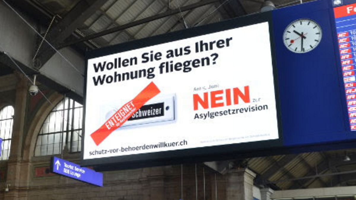 Die Anonyme Asylgesetz Kampagne Der Svp Watson