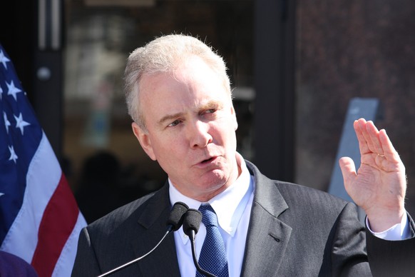 FILE - In this Monday, March 9, 2015, file photo, Rep. Chris Van Hollen, D-Md., talks at a news conference in Rockville, Md., after announcing endorsements for his candidacy for U.S. Senate. Van Holle ...