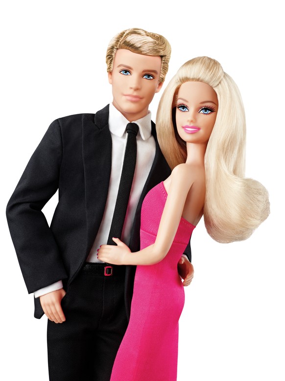 This photo provided by Mattel shows the 2011 Barbie and Ken dolls. (Mattel via AP)