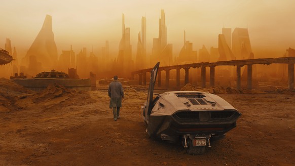 This image released by Warner Bros. Pictures shows a scene from &quot;Blade Runner 2049.&quot; (Warner Bros. Pictures via AP)