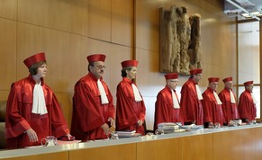 Draghis «Dicken Bertha» die Munition weggenommen: Das deutsche Verfassungsgericht in Karlsruhe.