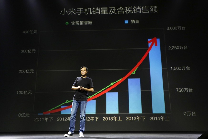 Xiaomi-Mitgründer Lei Jun ist in China ein Tech-Star: Sein Start-up verkauft im Reich der Mitte mehr Smartphones als Samsung und Apple – und vielleicht auch bald in Europa.