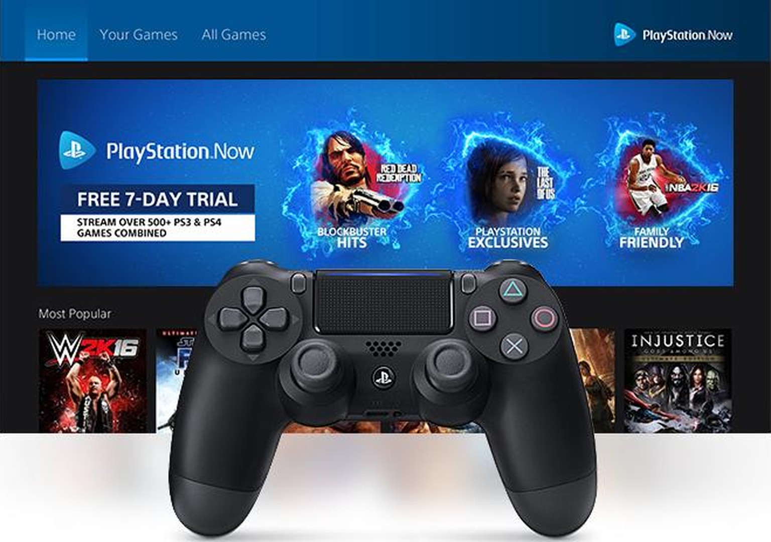 PlayStation Now: Games streamen, statt downloaden.